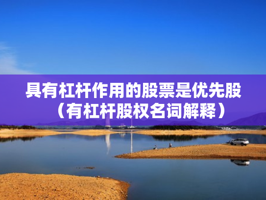 具有杠杆作用的股票是优先股（有杠杆股权名词解释）