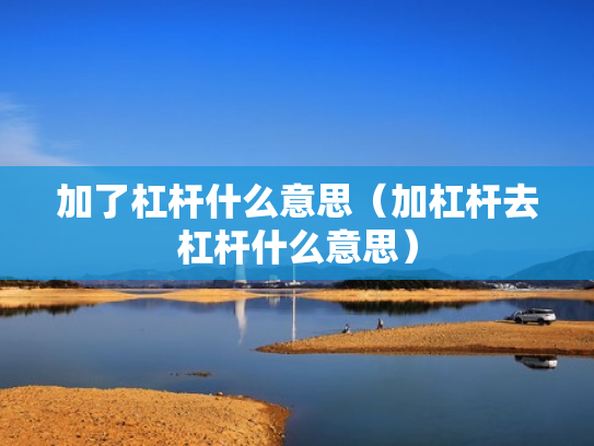 加了杠杆什么意思（加杠杆去杠杆什么意思）