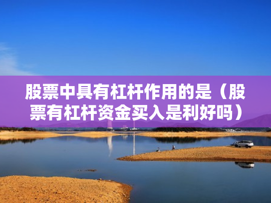 股票中具有杠杆作用的是（股票有杠杆资金买入是利好吗）