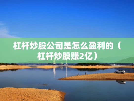 杠杆炒股公司是怎么盈利的（杠杆炒股赚2亿）