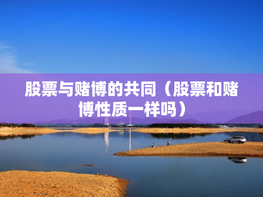股票与赌博的共同（股票和赌博性质一样吗）