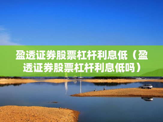 盈透证券股票杠杆利息低（盈透证券股票杠杆利息低吗）